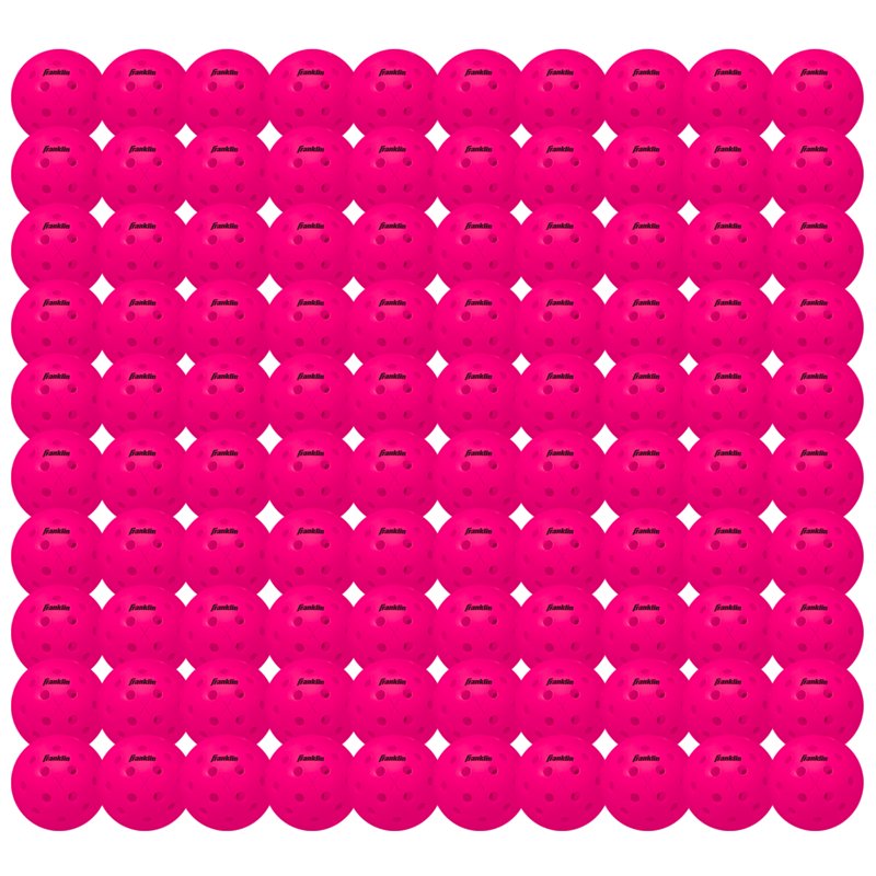 Franklin X-40 Pickleballs - 100 Pack, Pink | USAPA Approved