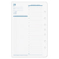 Undated Daily Planner Pages for FranklinCovey Classic Size - 31 Pages & Tab