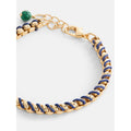 Women's Gold-Tone Navy Cord Bracelet - Adjustable Jewelry Accessory