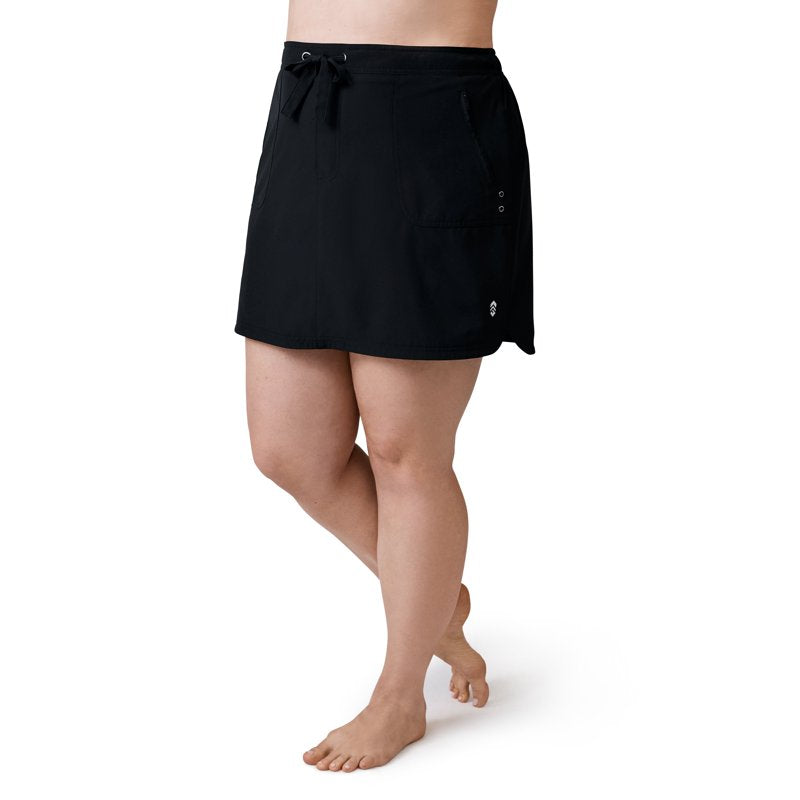 Women’s Plus Size Beach Skort with UPF 50+ Sun Protection and Four-Way Stretch