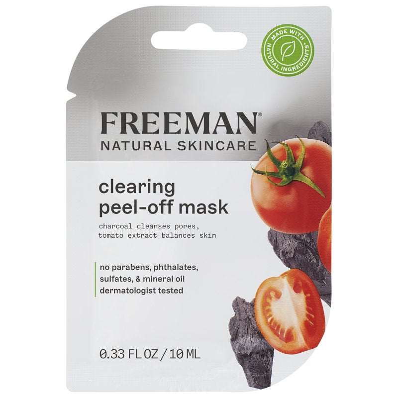 Charcoal & Tomato Peel-Off Facial Mask for Acne-Prone Skin - 6 oz