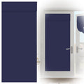 Navy Cotton Blended Door Curtain for French Doors Privacy & Sun Blocking