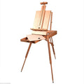 Portable Wooden Artist Easel with Carry Strap, Desktop & Tripod Style
