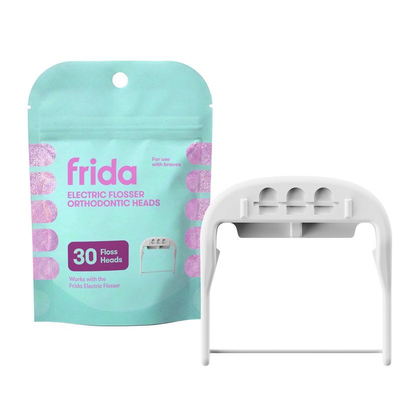 Kids Orthodontic Floss Head Refills - Mint Flavor, 30 Count