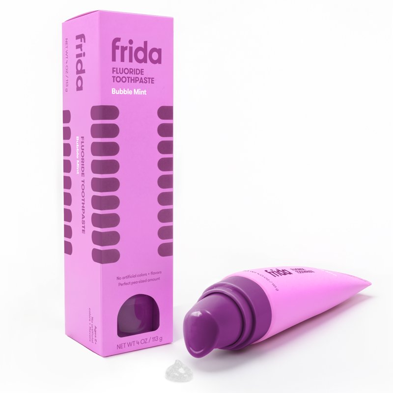 Kids Fluoride Toothpaste with Cavity Protection & Bubble Mint - 4 oz