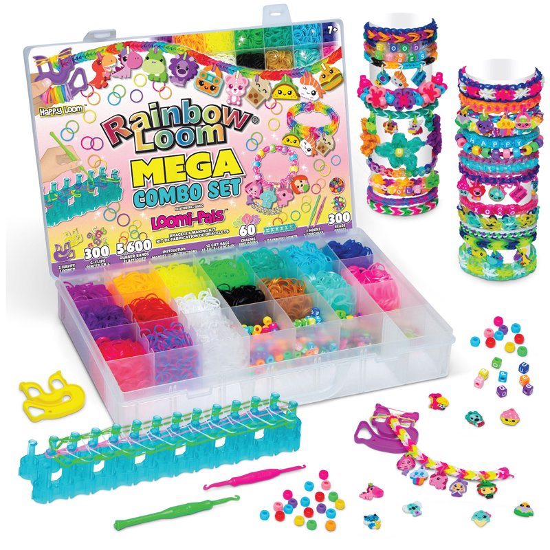 Friendship Bracelet Making Kit with 5,600 Bands and Accessories