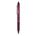 Erasable Gel Pens Pack of 24 - Fine 0.7mm Burgundy Ink Retractable