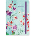 Fuchsia Blooms Address Book Spiral Notebook with Tabbed Dividers & Elastic Closure