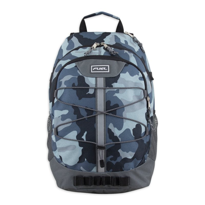 Unisex Athleisure Backpack with Spacious Compartments and Water Bottle Pockets