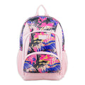 Unisex Triple Pocket Backpack with Padded Straps and Multiple Compartments