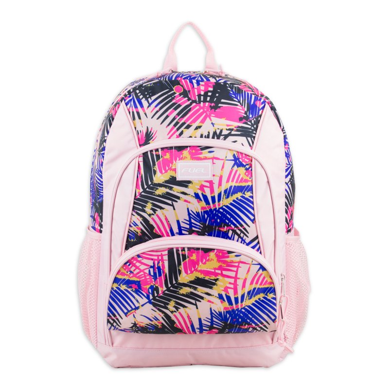 Unisex Triple Pocket Backpack with Padded Straps and Multiple Compartments