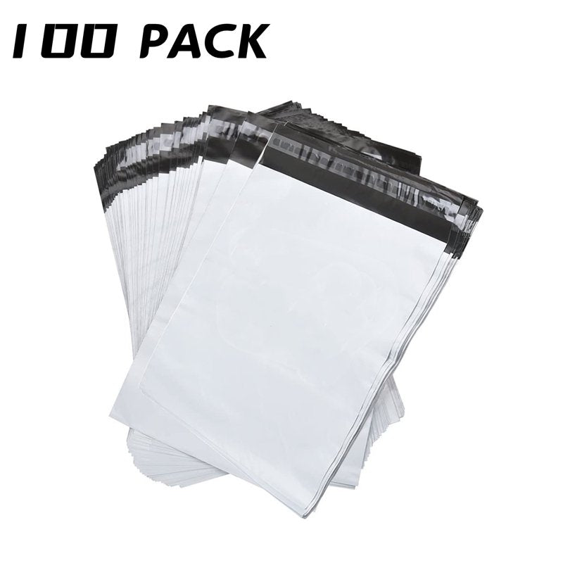 9x12 Poly Mailers Shipping Bags 100 Pack Waterproof & Self-Sealing