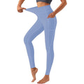 High Waist Yoga Pants for Women with Pockets - Tummy Control Workout Leggings