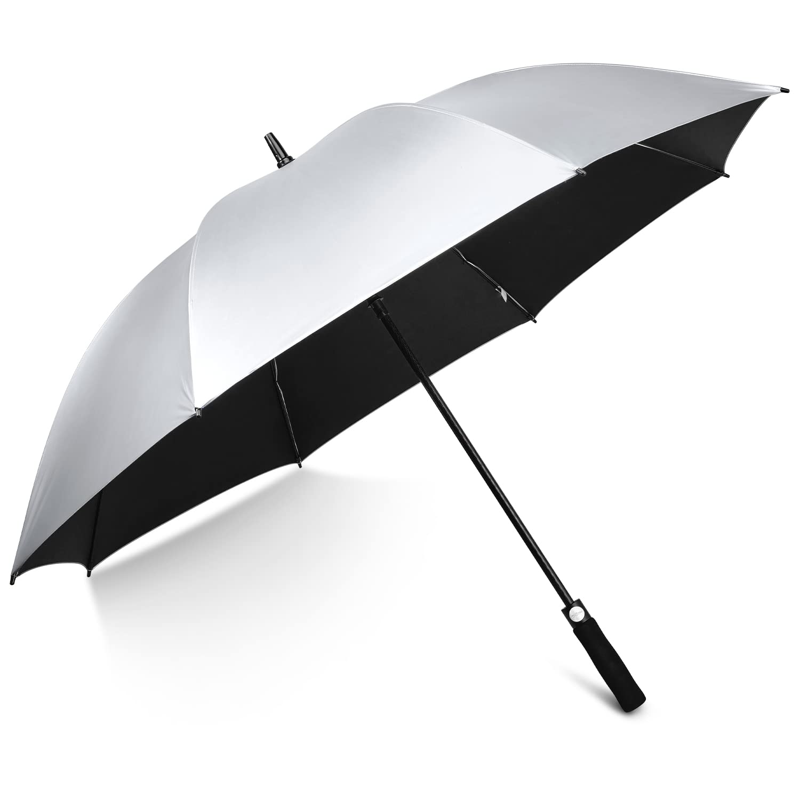 Large Windproof UV Protection Golf Umbrella with Automatic Open, 54/62 Inch