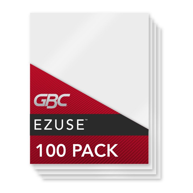 Clear Laminating Pouches - 100 Pack, Easy-to-Use, UV Protection, Letter Size