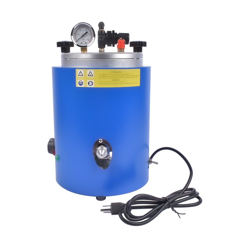 500W Wax Casting Machine with 2 Nozzles, 5.5lb Capacity for Jewelry Making