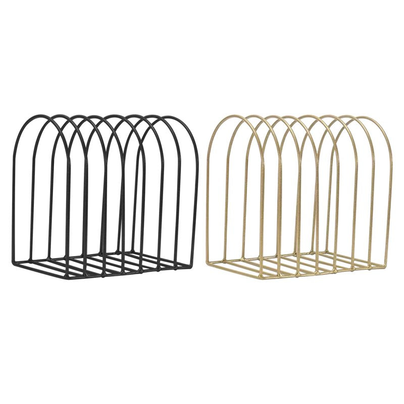 Desktop File Organizer with 9 Slots Wire Magazine Holder for Office & Home