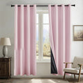 Blackout Curtains for Living Room Privacy Noise Reduction Heat Insulation