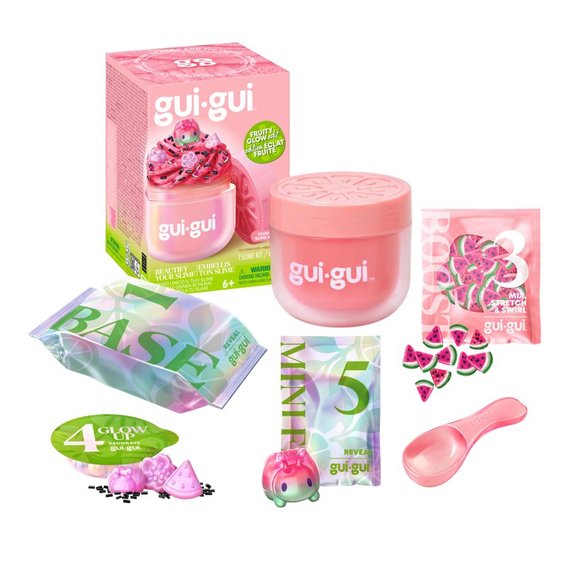 Fruity Glow Cloud Slime Kit with Beauty Scoop - Fluffy, Scented, Ages 6+
