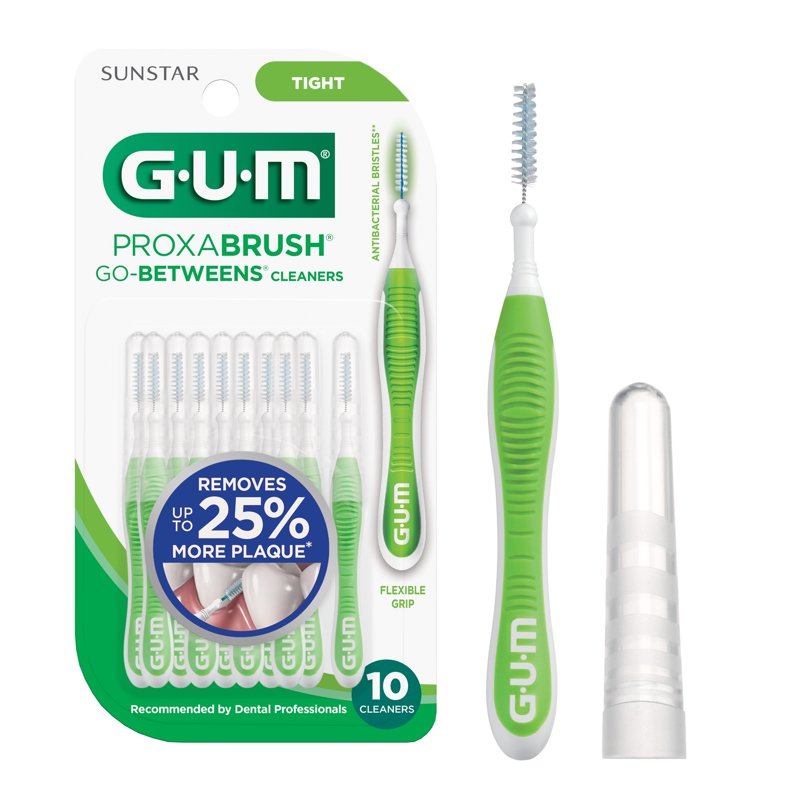 Interdental Brushes for Tight Spaces - Soft Bristled Dental Picks, Reusable, 10 Count