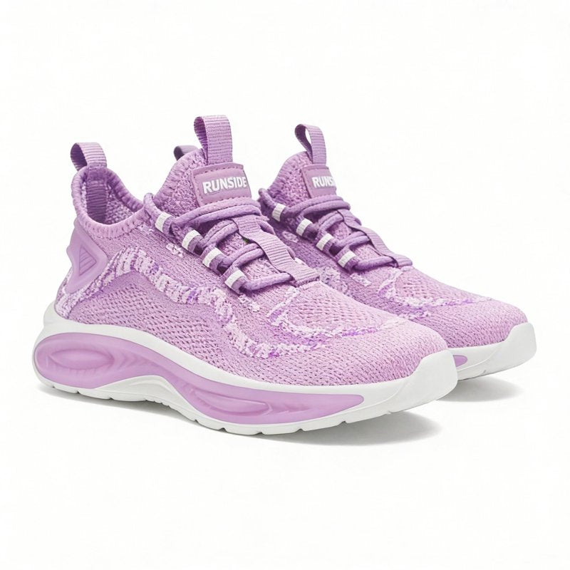 Kids Breathable Knit Athletic Sneakers for Active Boys and Girls