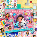 Kids Sticker Activity Pad with Over 1000 Gabby's Dollhouse Reusable Stickers