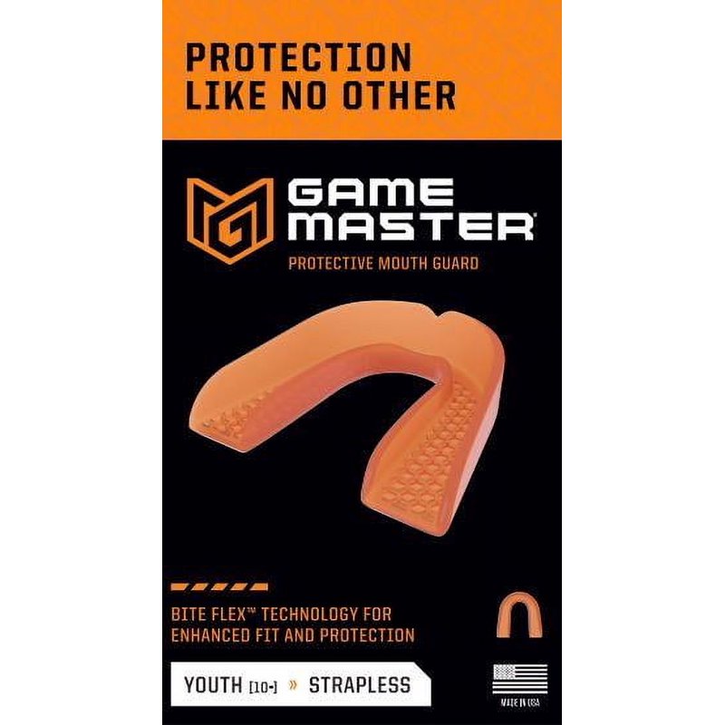 Youth Strapless Mouth Guard for Sports - Custom Fit, BPA-Free, Pack Options