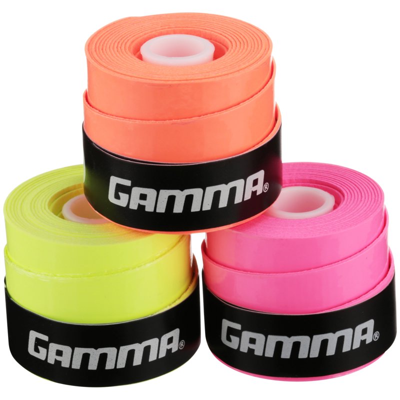 Neon Tennis Racket Overgrip Pack - Moisture-Wicking, 3 Count