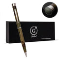 Garland Twist Metal Pen – USA Made Camouflage Chrome Finish, Refillable Gift Box