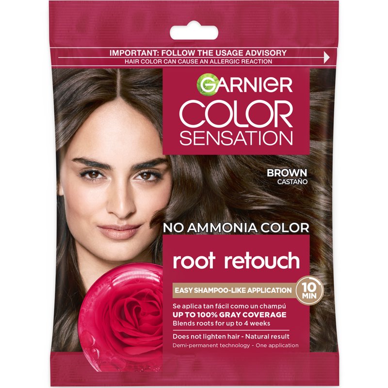 Root Touch Hair Color Kit - Permanent, Ammonia-Free, 5 Shades, Easy Application