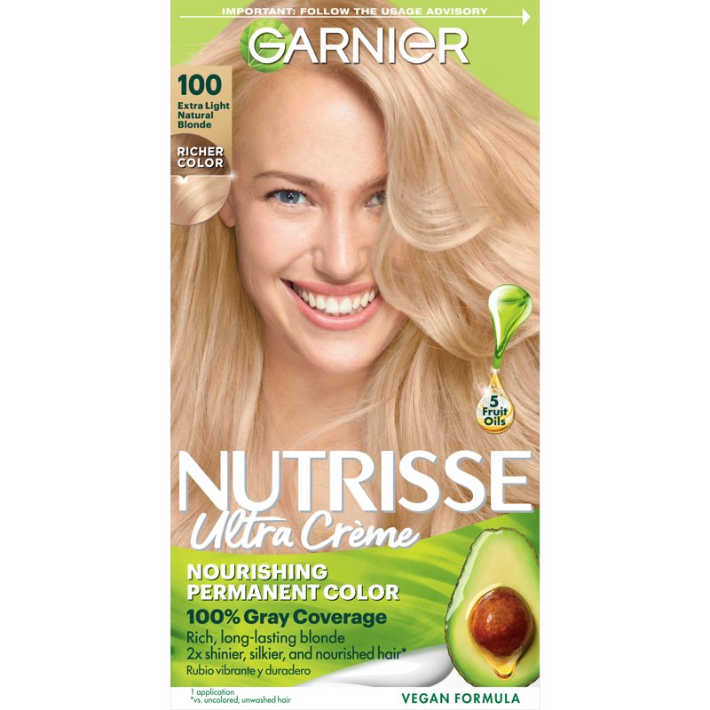 Hair Color Creme - Nourishing Permanent Hair Dye with Natural Blonde Shades