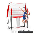 8x11 Ft Volleyball Net System with Adjustable Height Portable Setup for Indoor Outdoor Training