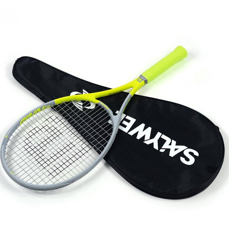 Pro-Grade Carbon Fiber & Aluminum Tennis Racket with Free Bag - Lightweight & Shock Absorbing for Adults