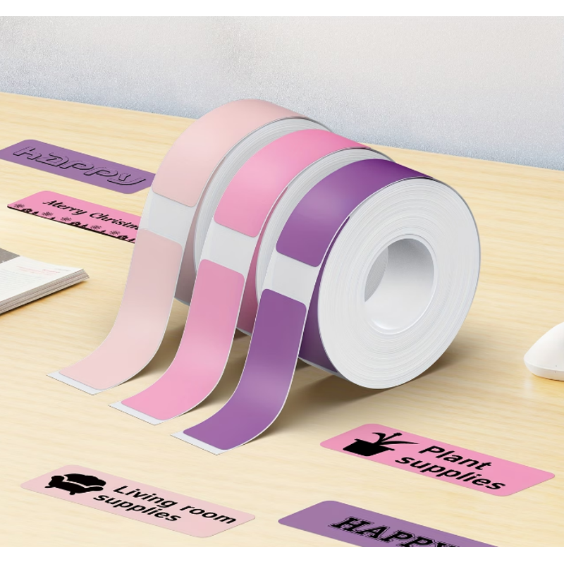 Thermal Label Tape for P21/P31 Label Maker - 14x40mm, Waterproof & Tear-Resistant, 3 Roll Set