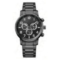 Men's Gunmetal Round Bracelet Watch with Black Dial - Casual & Gift Ready