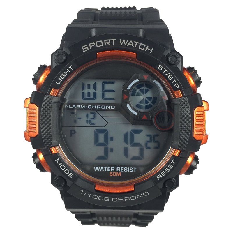 Digital Sport Wristwatch for Men with Water Resistance and Stopwatch