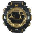 Digital Sport Wristwatch for Men with Plastic Strap and Water Resistance
