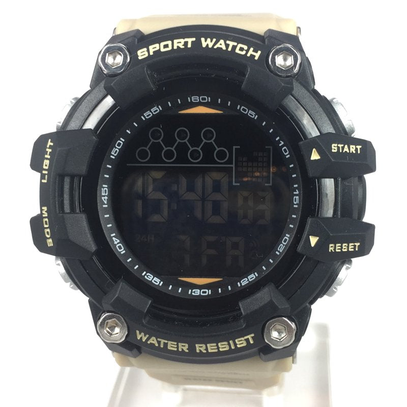 Digital Sports Wristwatch for Men with Water Resistance and Stopwatch
