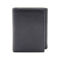 Men's RFID Protected Leather Trifold Wallet - Black