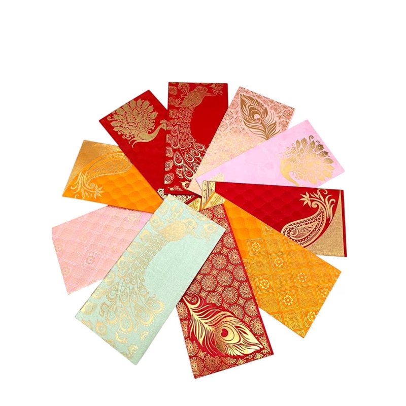 Assorted Color Gift Envelopes Pack of 25 - Wedding, Festival & Occasion Money Gift Wrap