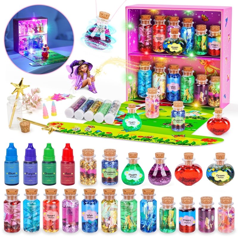 Magic Potion Making Kit for Girls Ages 6-12 - Creative Arts & Crafts Set
