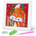 Kids Diamond Painting Kit for 6-12 Year Olds - Art Craft Set with Wooden Frame