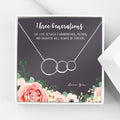 Dainty Interlocking Circles Jewelry Set for Gift-Giving - Silver, Rose Gold, Gold Options