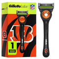 Gillette Labs Bengals Edition Razor for Men with Exfoliating Bar – 1 Handle, 1 Blade Refill
