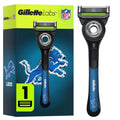 Gillette Labs Detroit Lions Razor – Exfoliating Bar & 5-Blade Refills, Special Edition