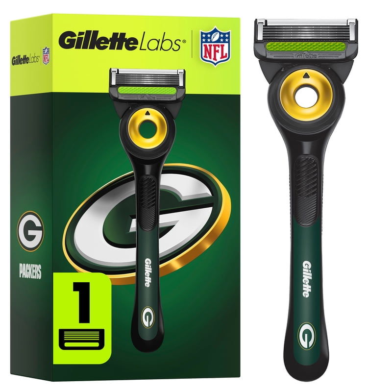 Gillette Labs Special Edition Razor for Men with Exfoliating Bar, 1 Handle 1 Blade Refills