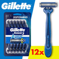 Disposable Men's Razors - Gillette Sensor3 Comfort, 12 Pack