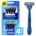 Men's Disposable Shaving Razors - Pack of 4 or 8 for Comfortable Shaves