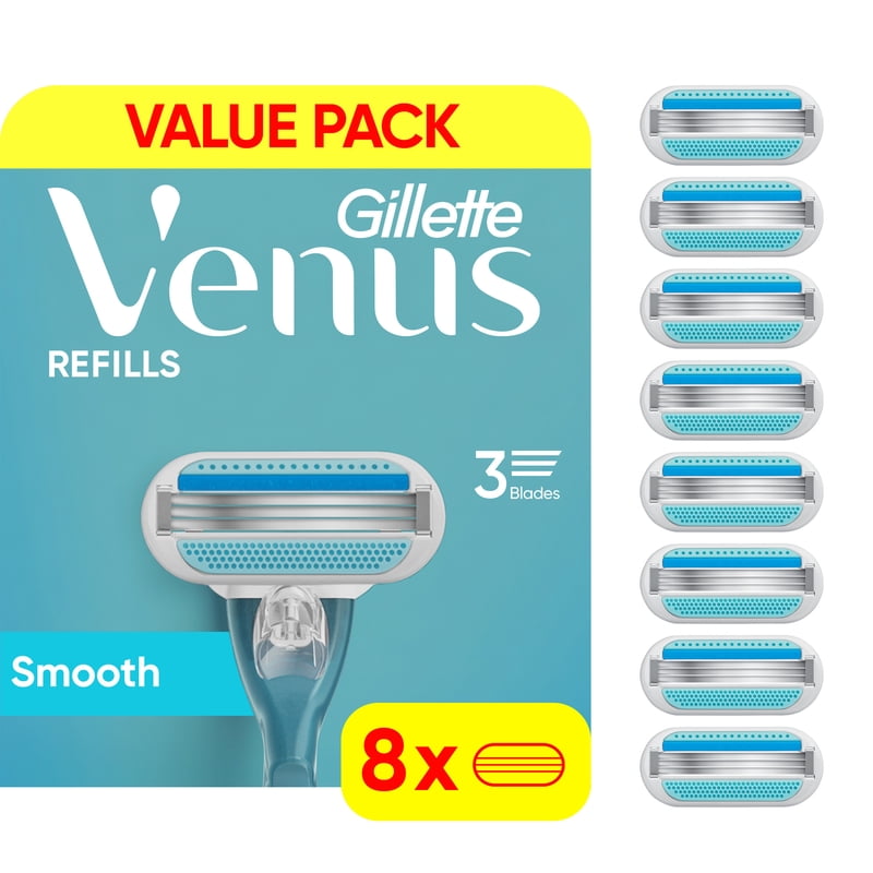 Venus Women’s Razor Blade Refills - Pack of 1 or 8, Up to 30 Days of Shaving