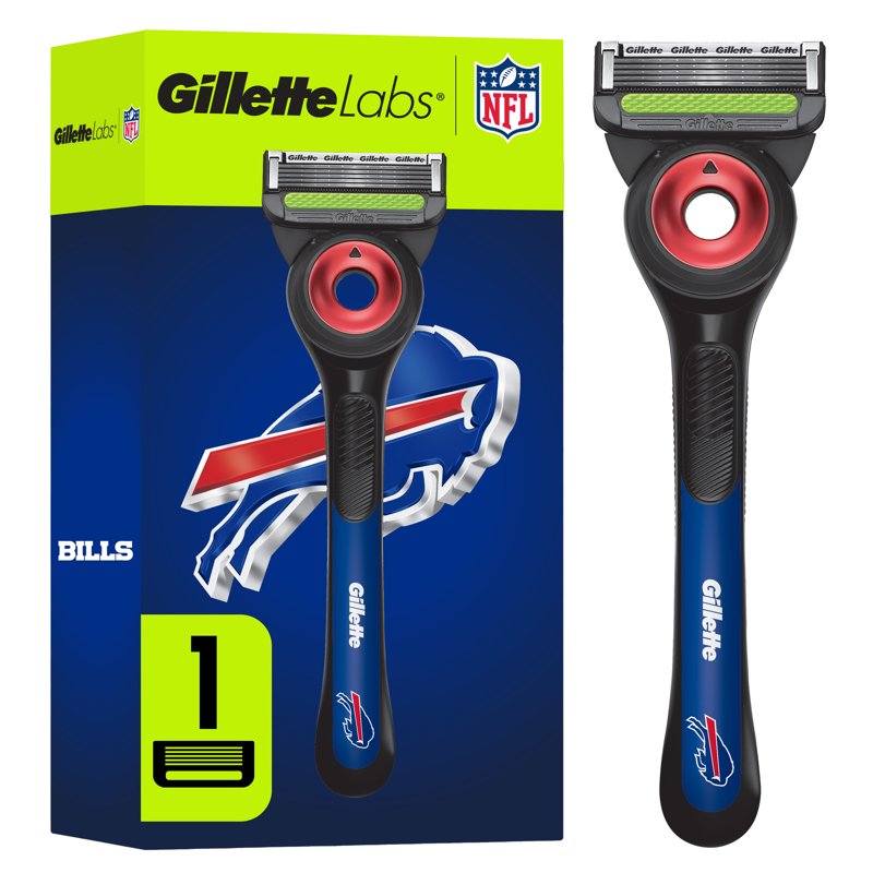 Men's Gillette Razor with Exfoliating Bar and Blade Refill - Game Day Edition